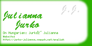 julianna jurko business card